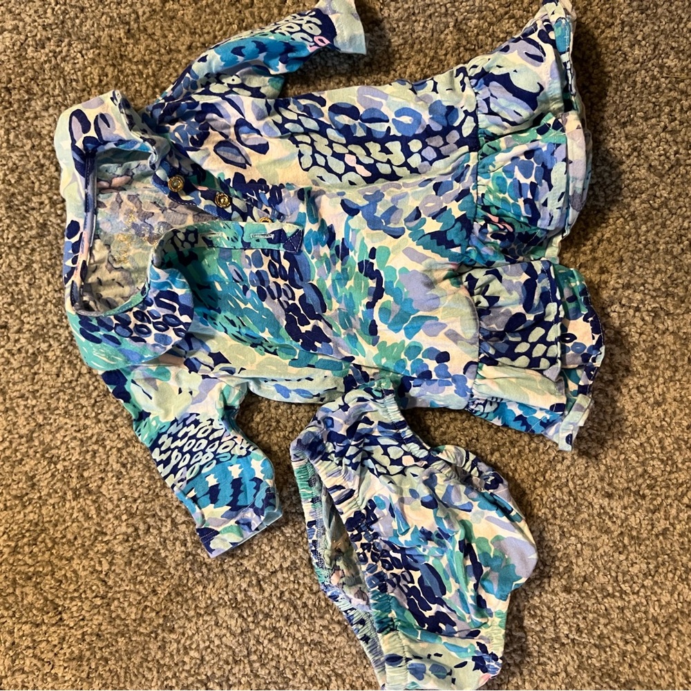 Lilly Pulitzer Colorful Baby Outfit Set